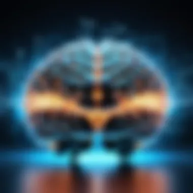 Cognitive Enhancement Through Memory Techniques A brain illuminated to symbolize cognitive enhancement.
