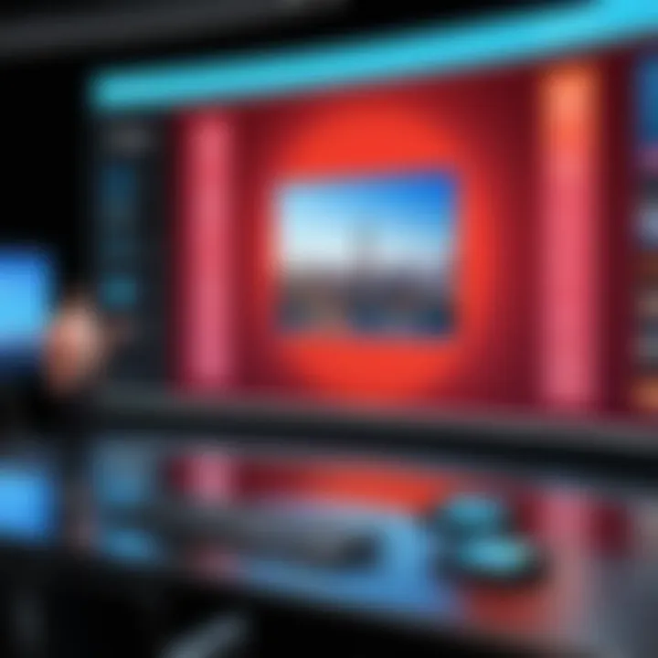 Viewers engaging with a news broadcast