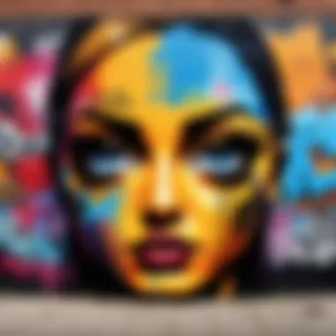 Art and Controversy in Street Graffiti Graffiti-covered wall demonstrating the tension between art and controversy