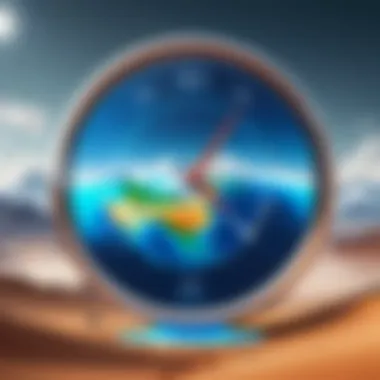 Urgency of Climate Change Visual representation of climate change urgency
