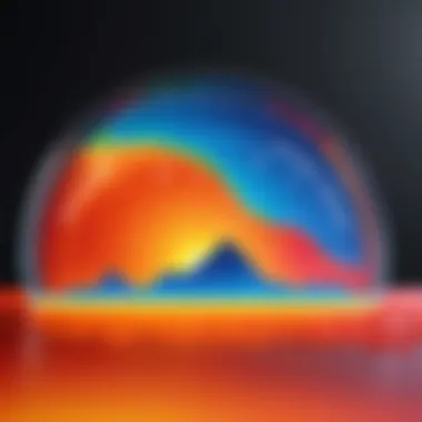 Rising Global Temperatures Graph illustrating rising global temperatures