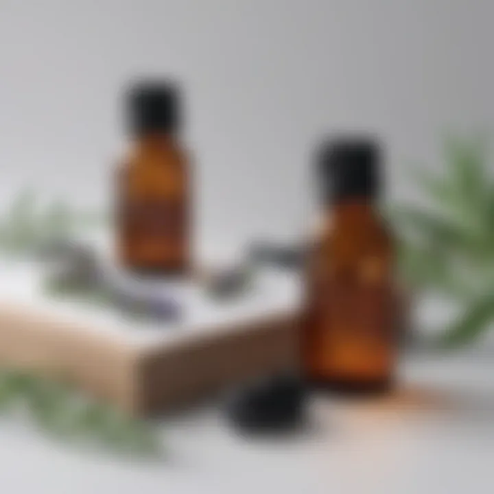 Aromatherapy essential oils and diffuser