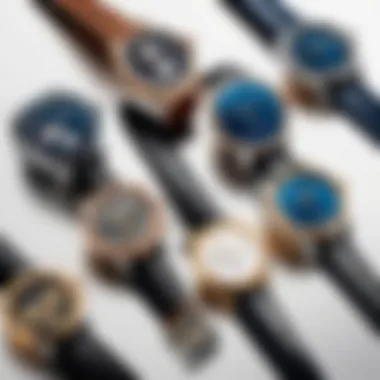 A collection of notable Benny and Co watches reflecting their luxury market appeal