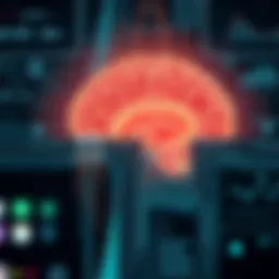 An intricate illustration of brainwave patterns and technological interfaces.