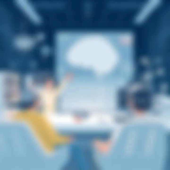 Applications in Healthcare: Revolutionizing Patient Care A futuristic scenario depicting brainwave reading devices in healthcare settings.