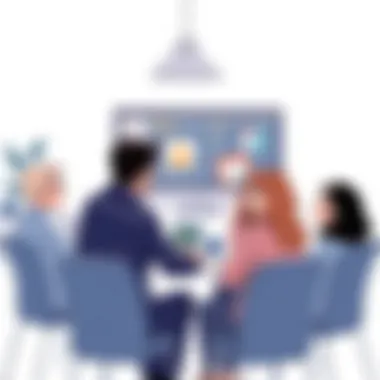 Fostering Connections A group discussion setting illustrating connection and support