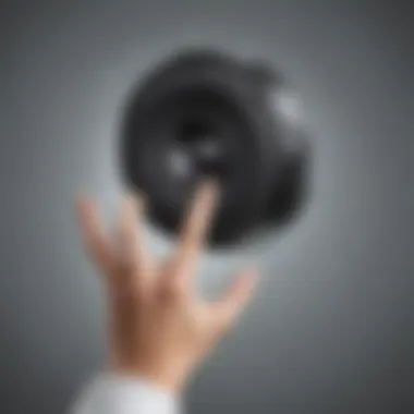 Dynamic Delivery Speaker using powerful gestures to emphasize a point
