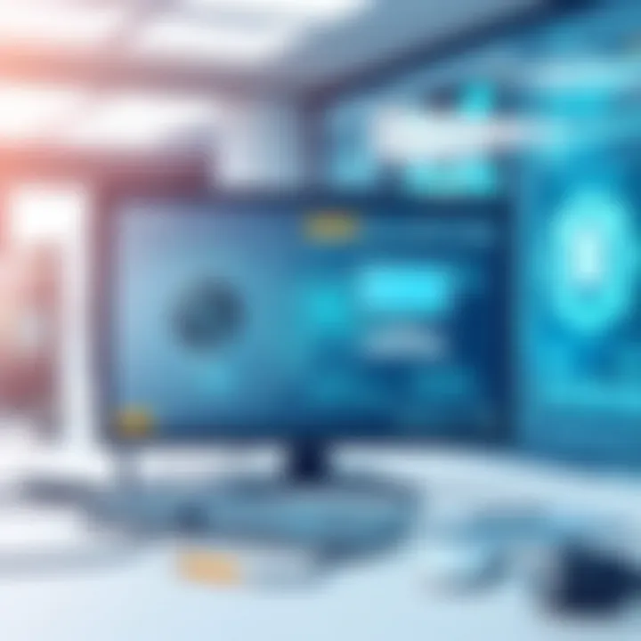 Evolving Strategies in Network Management Innovative network management strategies displayed on a digital interface.