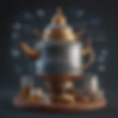 Russian Samovar Symbolizing Shared Digital Spaces