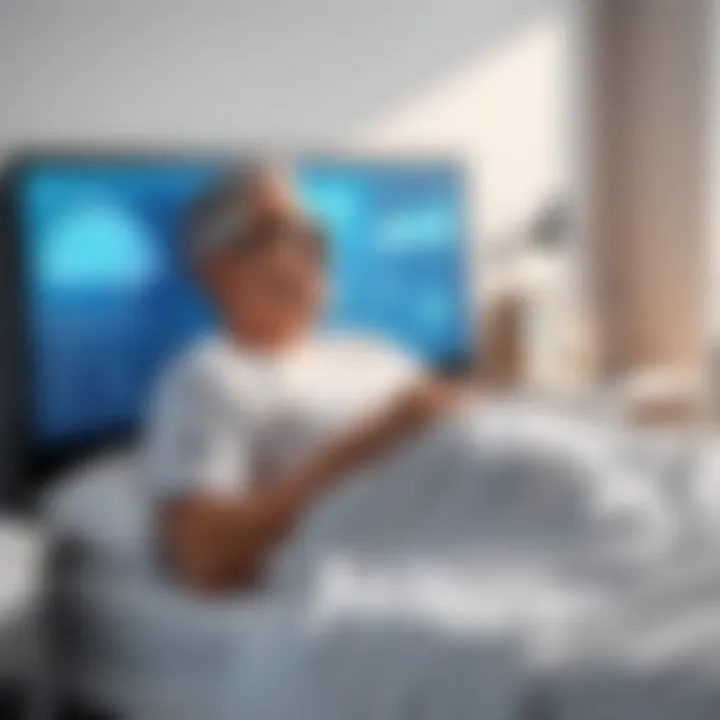 Visual representation of cognitive impairments due to oversleeping