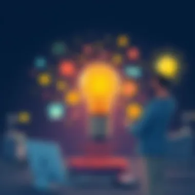 Diverse ideas merging to create a powerful outcome