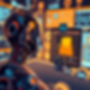 Visual depiction of ethical implications in AI communication