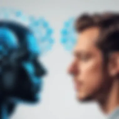 The Clash of Cognitive Processes Artistic representation of conflicting thought bubbles
