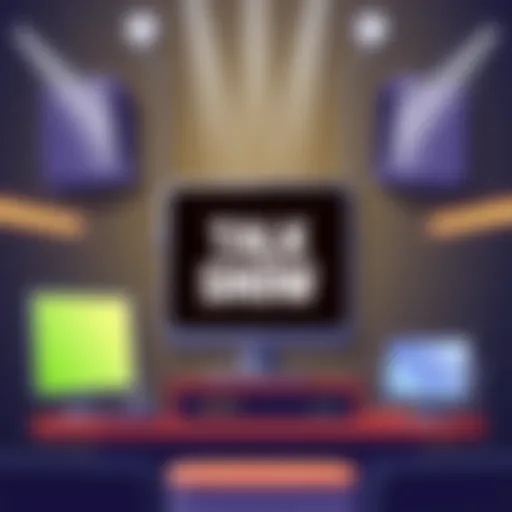Creative logo design for a talk show