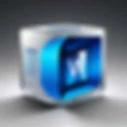 Creative logo design concept in Word