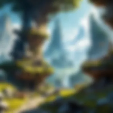 Visualizing Game Environments Conceptual sketch of a fantasy game world