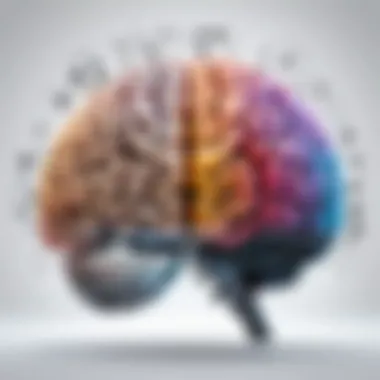 Creativity and Emotional Intelligence: Brain Hemisphere Insights Abstract art symbolizing creativity and emotional intelligence