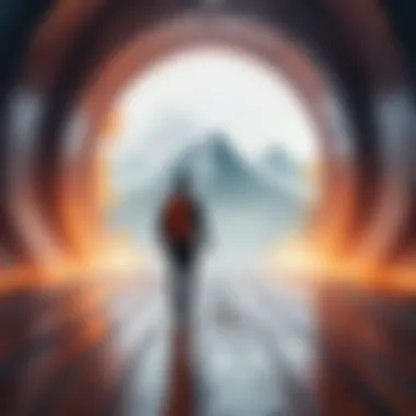 Journey to Overcoming Fear Visual representation of overcoming fear and building confidence