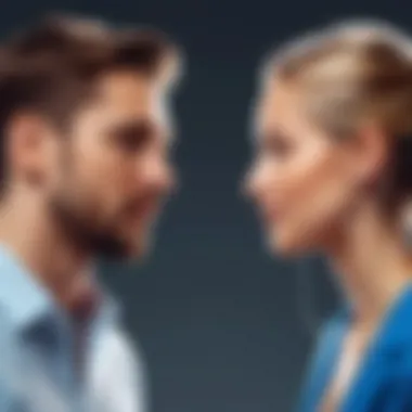 Authentic Communication Builds Connections Two individuals engaging in deep conversation