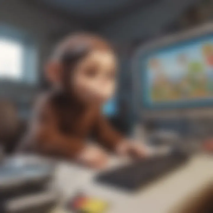 Curious George in a Digital Wonderland