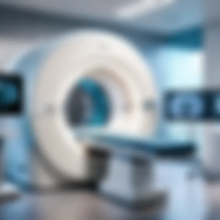 Cutting-edge MRI technology in medical clinic