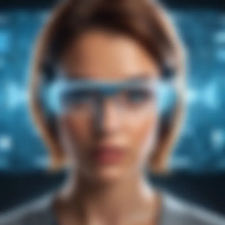 A futuristic outlook on the implications of deepfake technology on media and privacy.