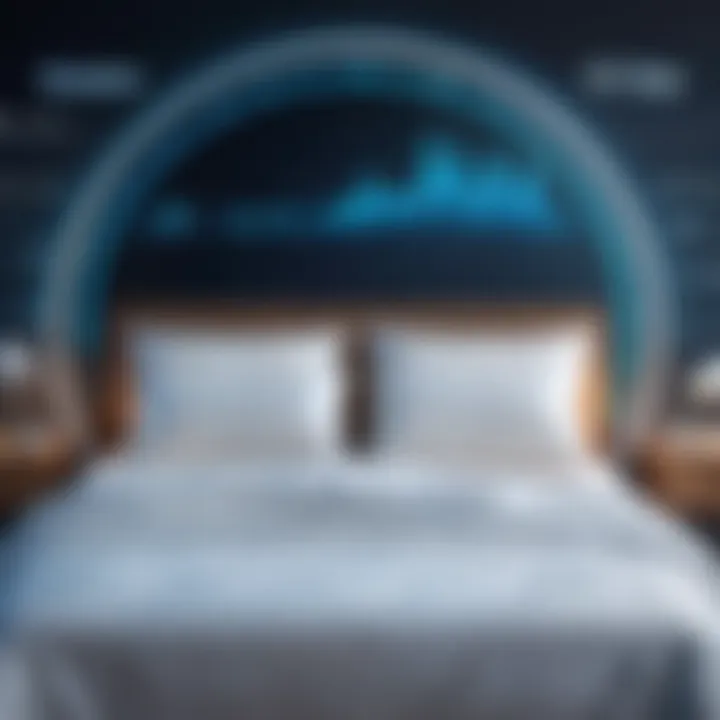 Conceptual illustration of disrupted sleep cycle