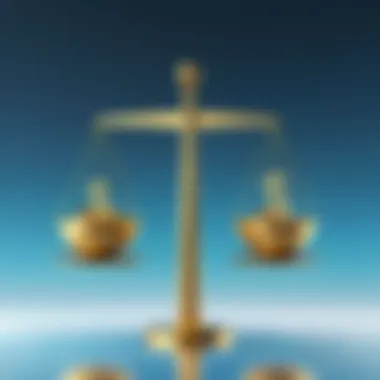 The Balance Between Wealth and Happiness Abstract representation of happiness and wealth balance