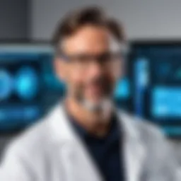 Dr. David Sinclair presenting his research