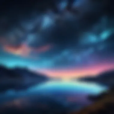 Dreamy Night Sky View Dreamy Night Sky