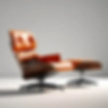 Iconic Eames Lounge Chair Iconic Eames Lounge Chair showcasing elegance and comfort