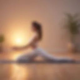 Relaxation through yoga poses