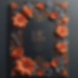 Sophisticated Floral Invitation Elegant invitation design with intricate floral patterns