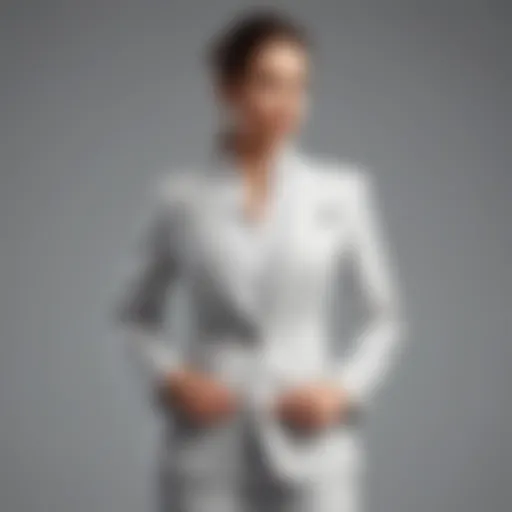 Fashion Forward Female Executive in Power Suit