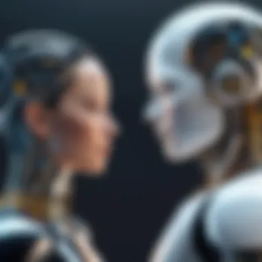 The Art of Conversing with AI A visual representation of AI communication
