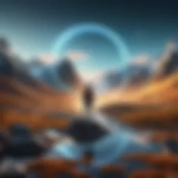 A serene landscape symbolizing self-awareness