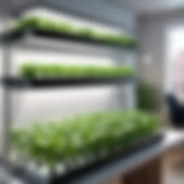Setting Up a Hydroponic Garden Hydroponic garden setup in an apartment