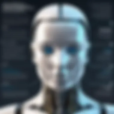 Ethical Considerations of AI An infographic depicting the ethical considerations surrounding artificial intelligence, highlighting key debates and viewpoints.