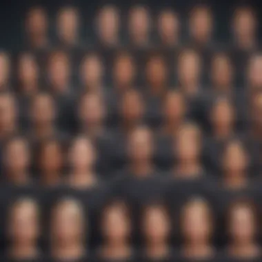 Diversity in Virtual Choir Leadership Virtual choir conductor leading a diverse group of singers