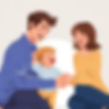 Happiness in Adoptive Families A joyful child playing with their adoptive parents