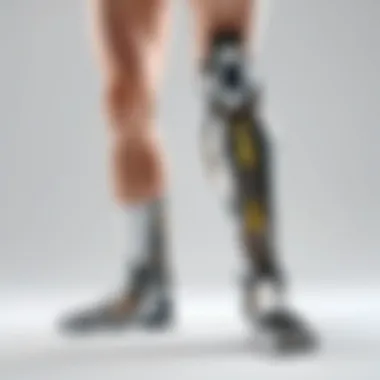Ethical Dimensions of Cyborg Limb Development Illustration depicting the ethical considerations involved in the development of biomechatronic limbs.