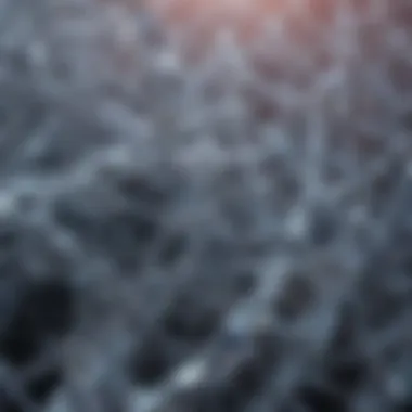 Mesmerizing World of Crystal Lattices Explored Crystal lattice structure under microscope