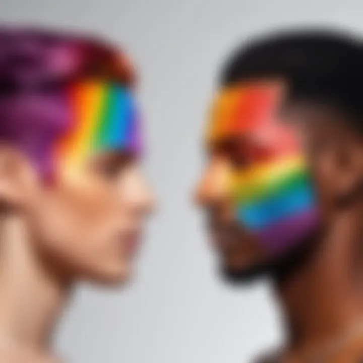 Symbolic Representation of Acceptance and Inclusion in LGBTQ+ Community