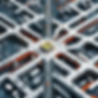 The Intersection of Technology and History Illustration showing the intersection of technology and history
