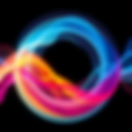 The Spectrum of Gender Fluidity Abstract representation of gender fluidity