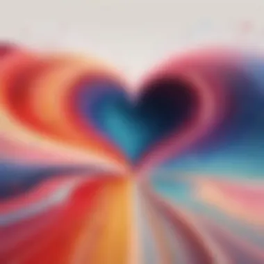 Abstract Emotional Landscapes Abstract representation of various emotional landscapes through heart maps