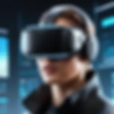 A dynamic website illustrating a virtual reality experience