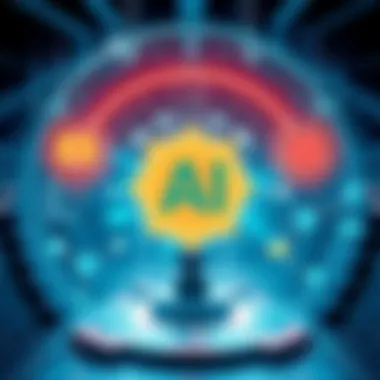 AI and Societal Transformation A futuristic representation of AI in society