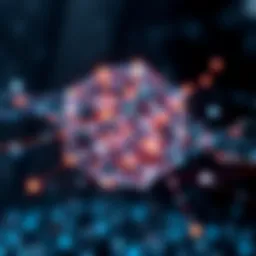 An intricate neural network visualization