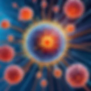 Immune System Pathogen Defense Visual depiction of immune system defending against pathogens